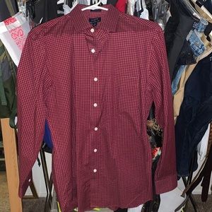 J.crew Thompson long sleeve dress shirt M burgundy